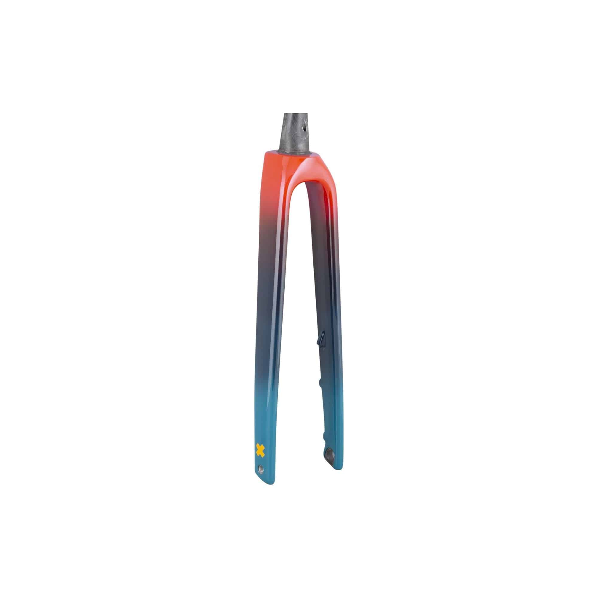 Trek Boone 6 Rigid Fork for gravel bikes, showcasing durable construction and precise steering, mounted on a gravel bike.