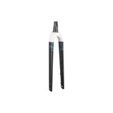 Trek Checkpoint SLR rigid gravel bike fork with precise steering, component for gravel riding, black carbon fiber design