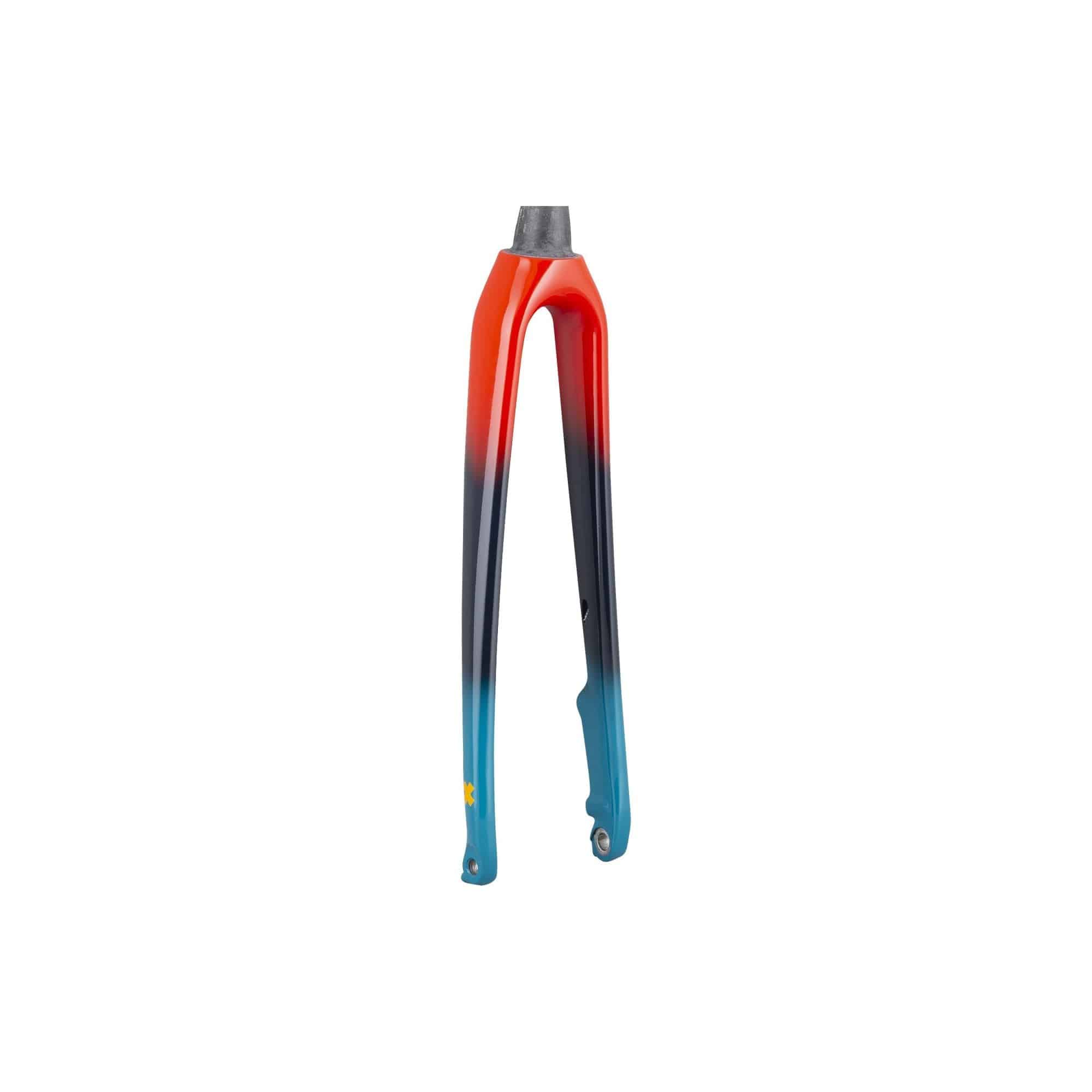Trek Crockett F/S rigid gravel bike fork showing sleek steel construction and precise steering features on a neutral background.