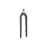 Trek Rigid Fx+ 700C disc brake road bike fork with precise steering, black suspension component for road cycling.