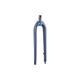 Trek Rigid FX+ 700C disc brake road bike fork with precise steering and durable components, shown in a close-up image.