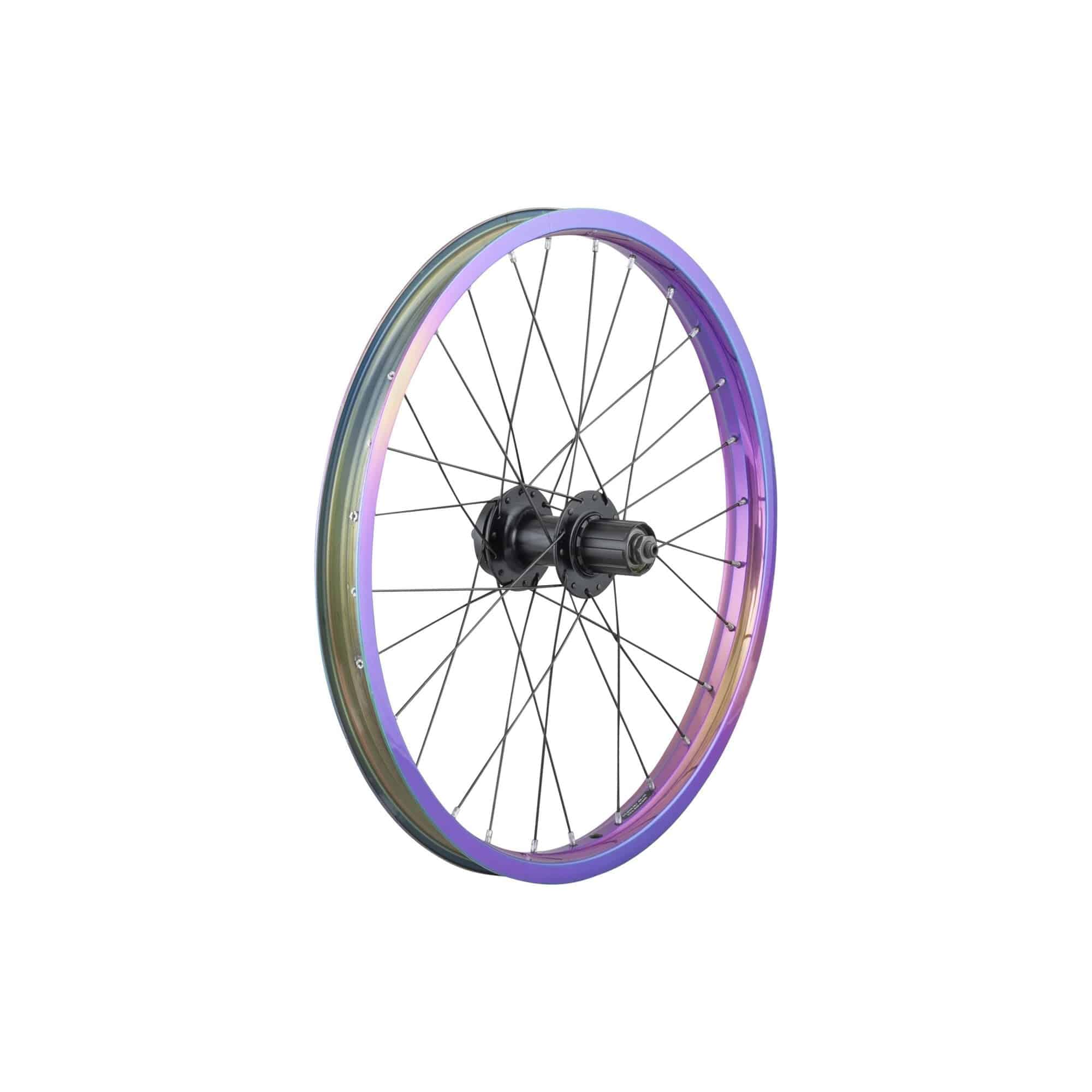 Trek 24-inch mountain bike wheel with 6-bolt disc brake, quick-release, 28-hole rim for MTB riding and durability
