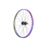 Trek 24-inch MTB rear wheel with 6-bolt disc brake mount, 28-hole, 8-speed compatible mountain bike component