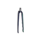 Trek Domane SL 6 road bike fork components showcasing the sleek, lightweight fork designed for smooth steering and stability.