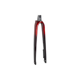 Trek Domane+ SLR 700C rigid forks for road cycling performance, lightweight carbon components, installed on the bike.