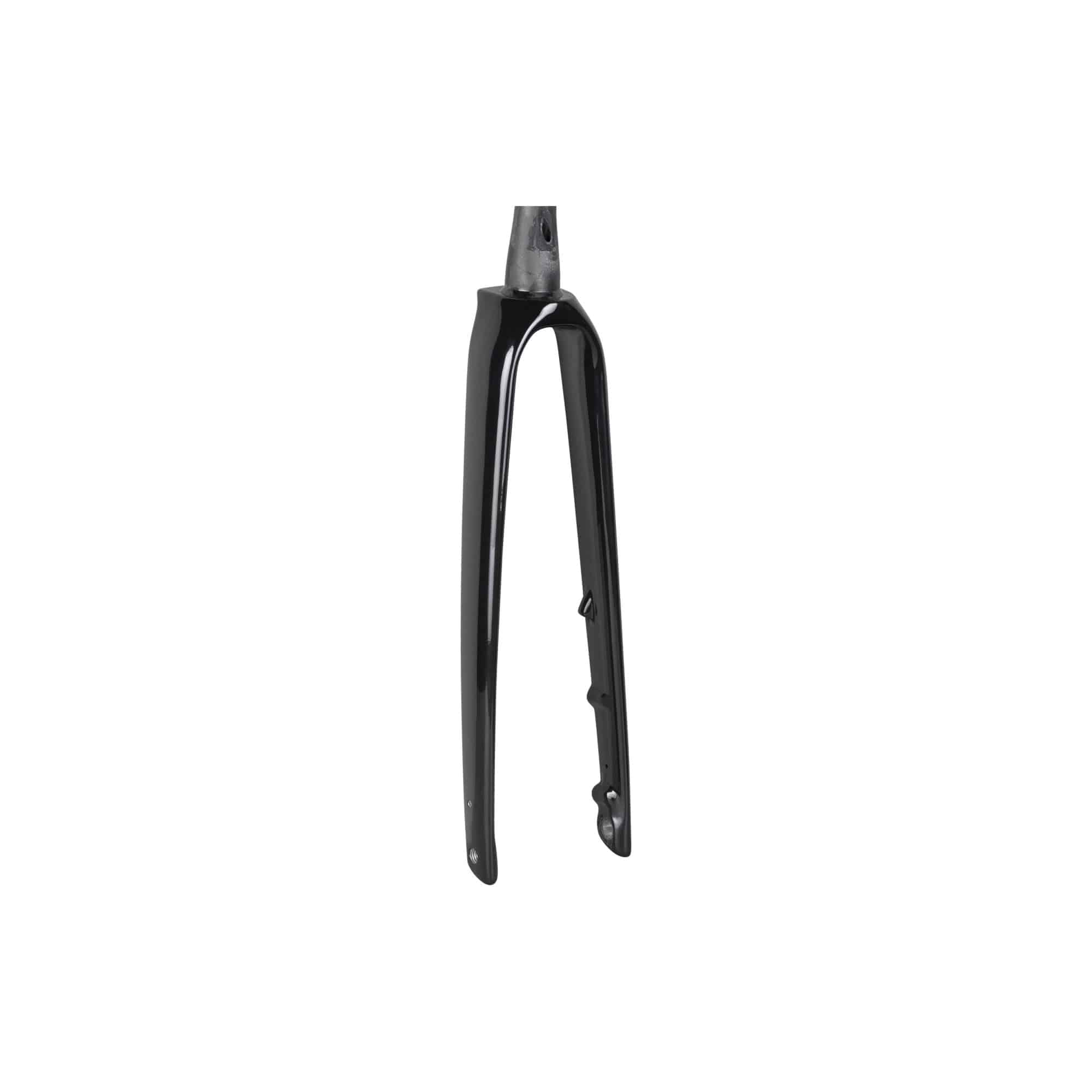 Trek Domane SL 5 road bike forks, lightweight components for precise steering and stability on Trek road bicycles