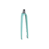 Trek Domane SL 5 road bike forks, lightweight carbon components for precise steering and stability in cycling.