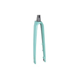 Trek Domane SL 5 road bike forks, lightweight carbon components for precise steering and stability in cycling.