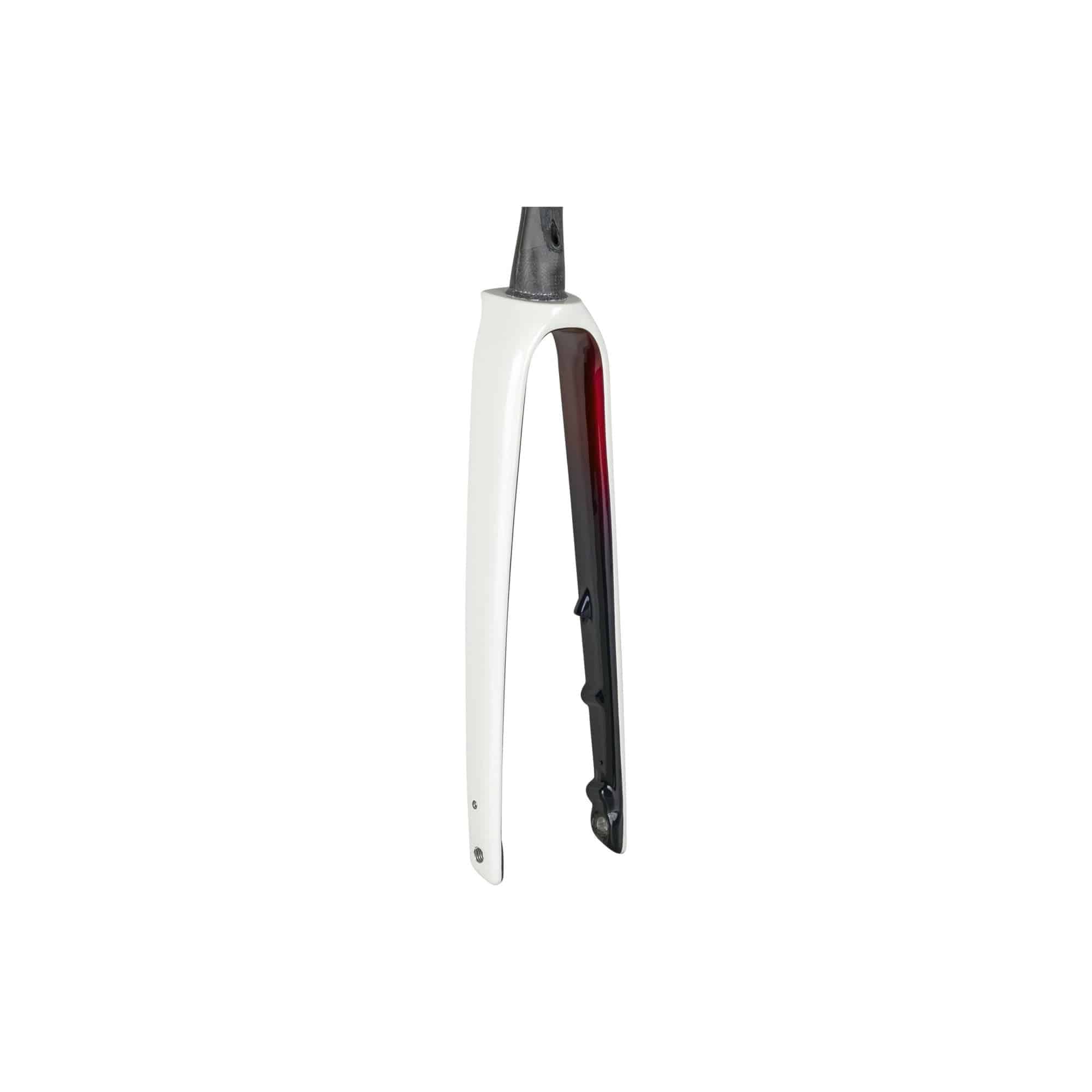 Trek Domane SL 7 road and gravel cycling fork, showcasing its lightweight, aerodynamic design and precise steering capabilities.