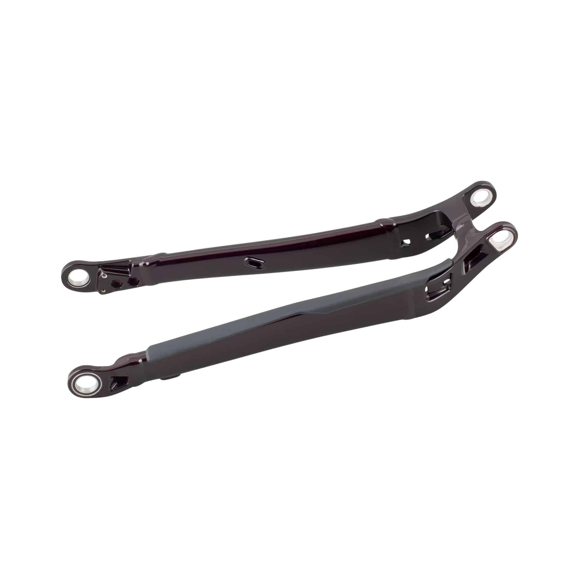 Trek Rail 29 Aluminum Chainstay with Carbon Red Smoke finish for 29-inch mountain bike components, durable and lightweight.