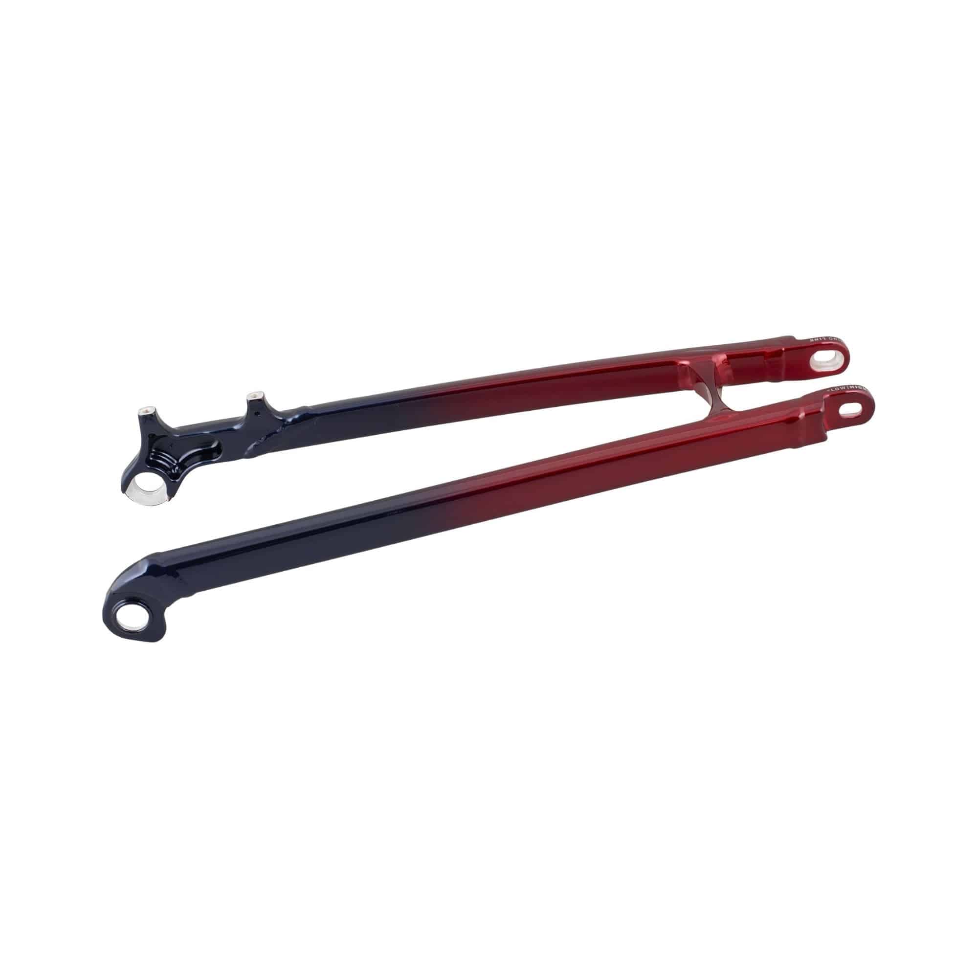 Trek 2024 Fuel EXe aluminum paint match seatstay frame component for bike replacement, shown in natural view.