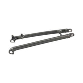 Trek 2024 Fuel EXe aluminum paint match seatstay frame component for mountain bike replacement, black finish, detailed close-up