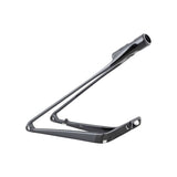 Trek Supercaliber 2024-2025 swingarm assembly for M to XL frame, bike component part in black with metal linkage.