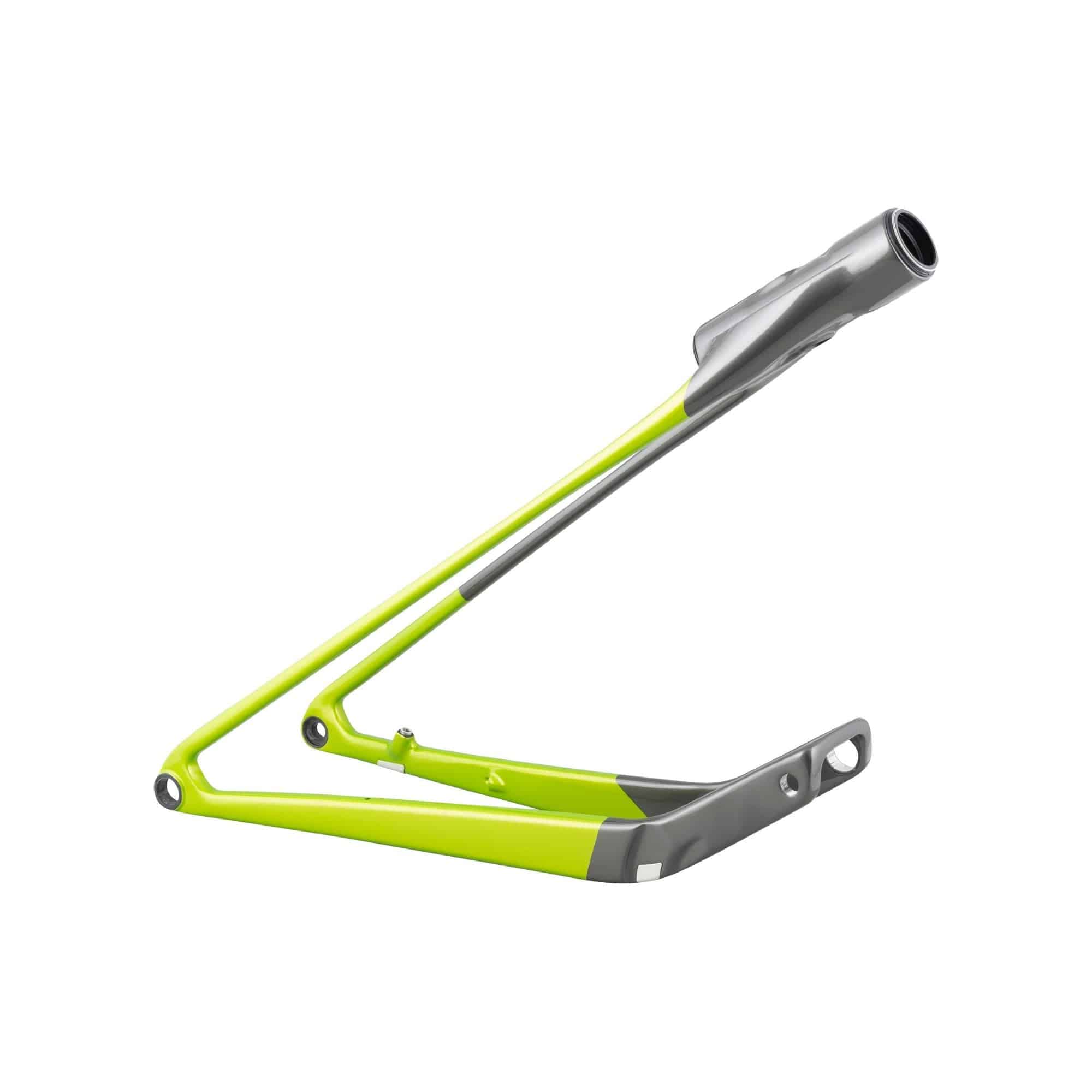 Trek Supercaliber 2024-2025 swingarm assembly for M–XL frames, bike frame component with detailed metal parts.
