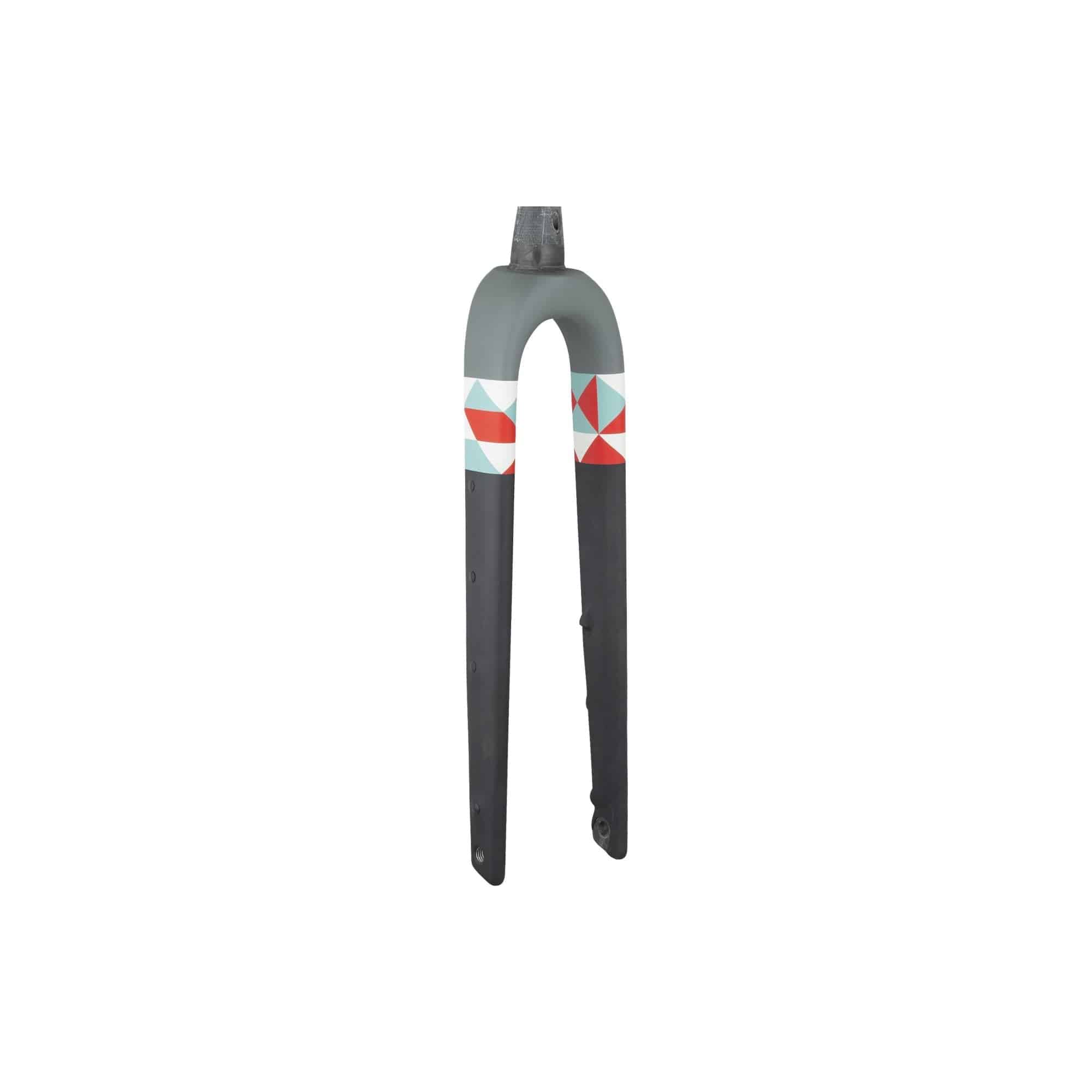 Trek 2024 Checkpoint SL gravel bike components with 700C rigid forks for precise steering and control.