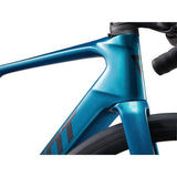 Giant Defy Advanced E+ Elite 2 e-road bike with SyncDrive Move Plus motor and SRAM wireless drivetrain, side view.