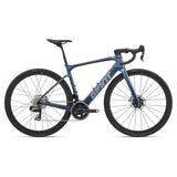 Giant Defy Advanced E+ Elite 0 electric road bike with sleek frame and SyncDrive Move Plus motor, ready for road cycling.