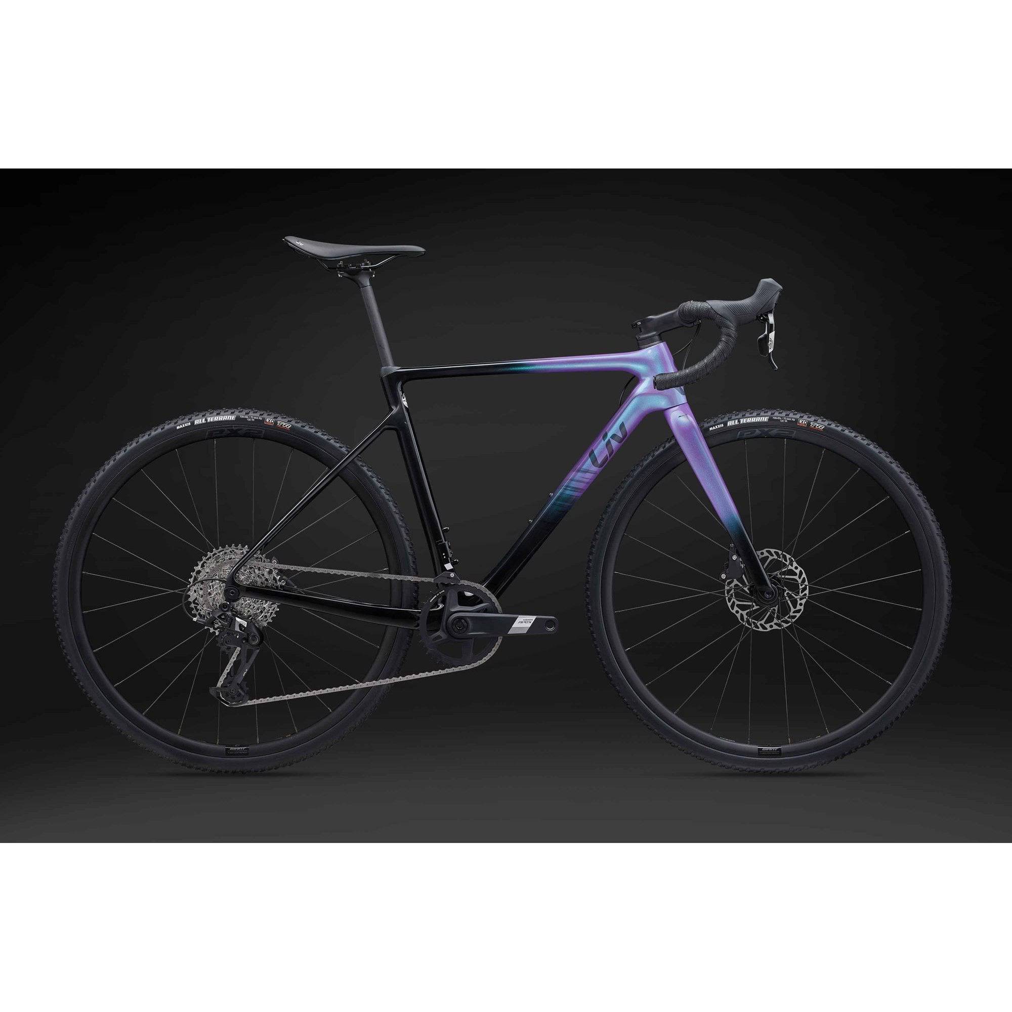 Liv Brava Advanced Pro 2 gravel and cyclocross bike with lightweight frame, drop handlebars, and knobby tires for off-road riding.