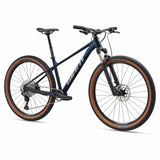 Giant Talon 29 0 mountain bike with Shimano Deore M6100 drivetrain and disc brakes, shown with knobby tires and sturdy frame.