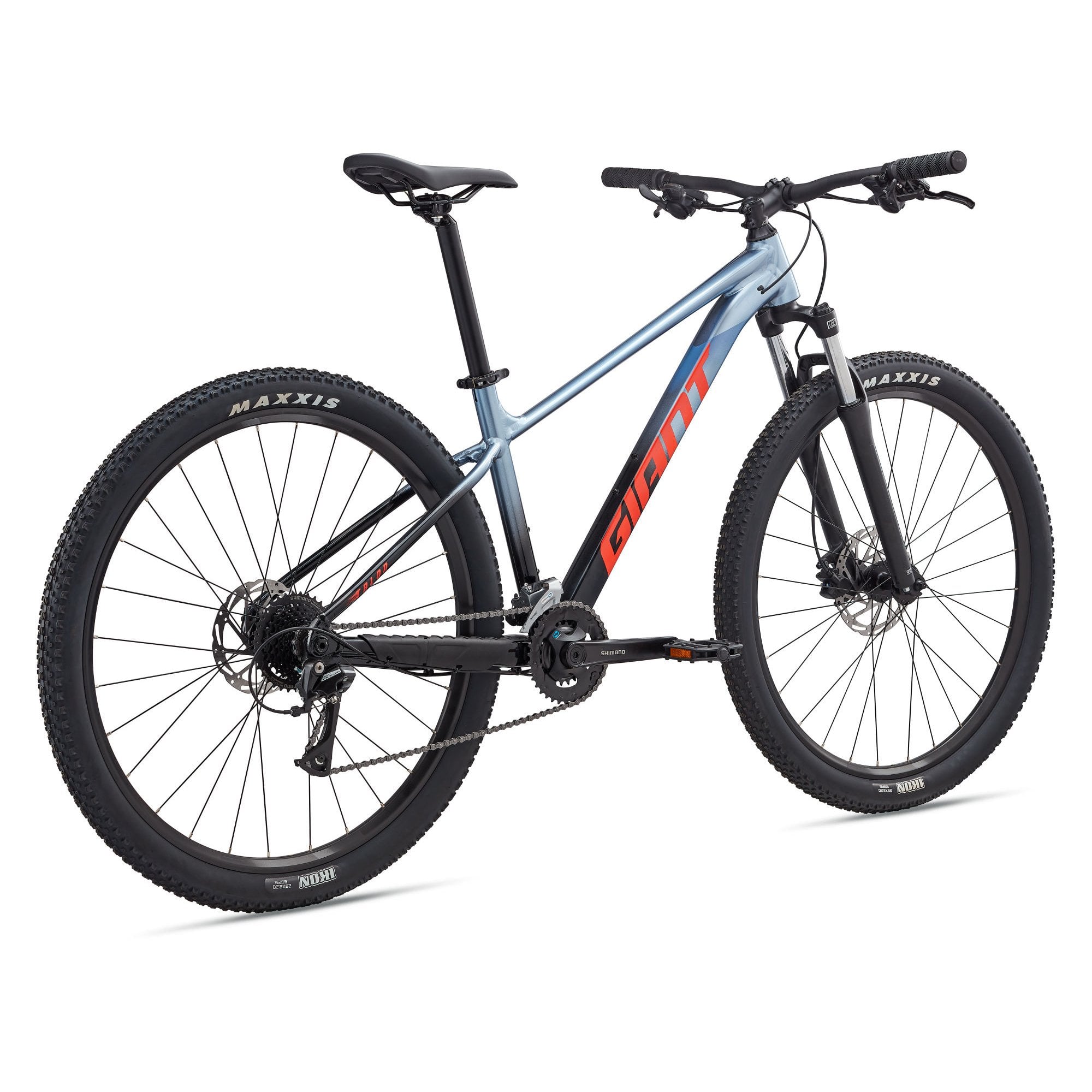 Giant Talon 29 3 mountain bike with Shimano Acera 1x drivetrain and front suspension, ready for off-road riding.