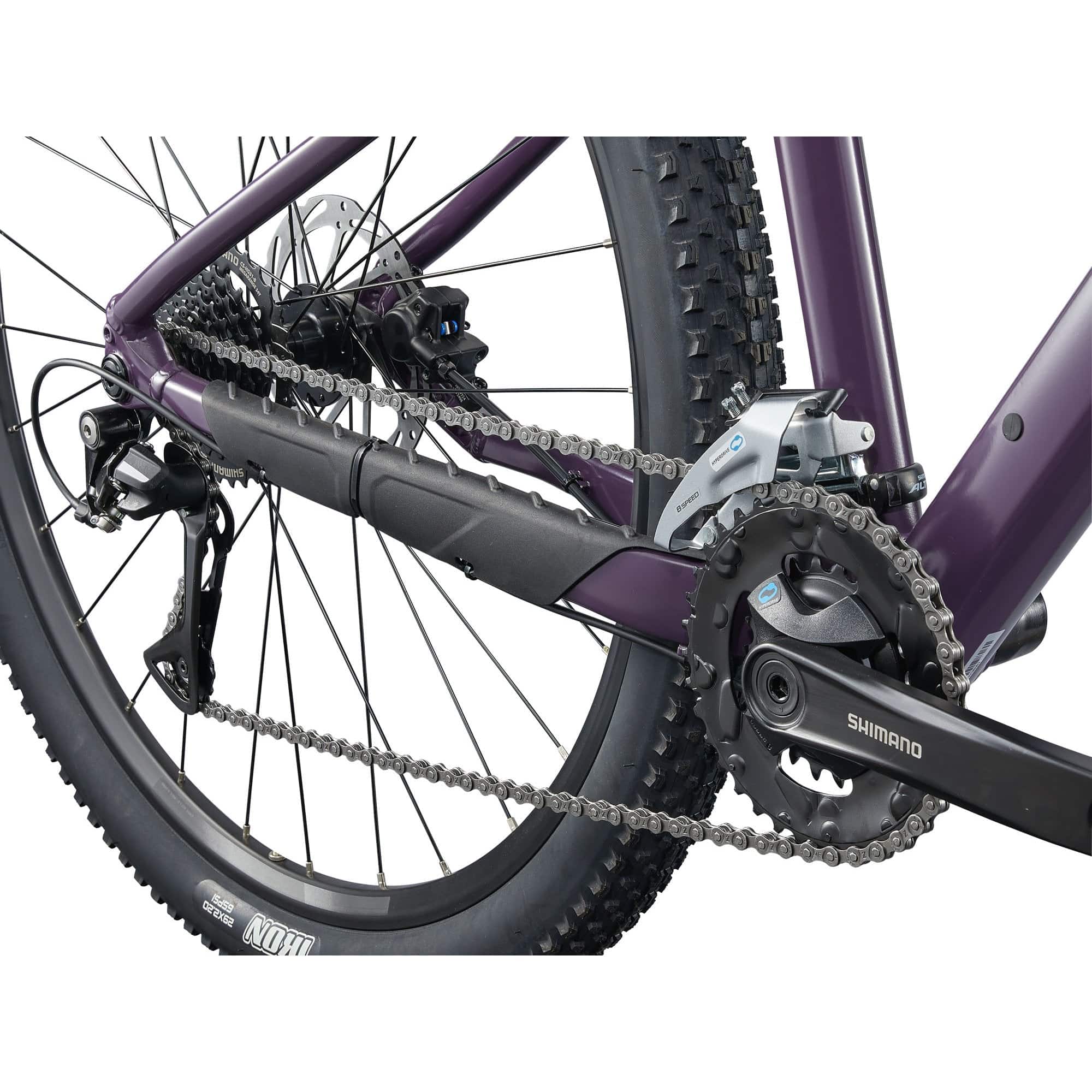 Liv Tempt 29 3 women's mountain bike with Shimano Acera 1x drivetrain, showing the bike's frame, tires, and handlebars.