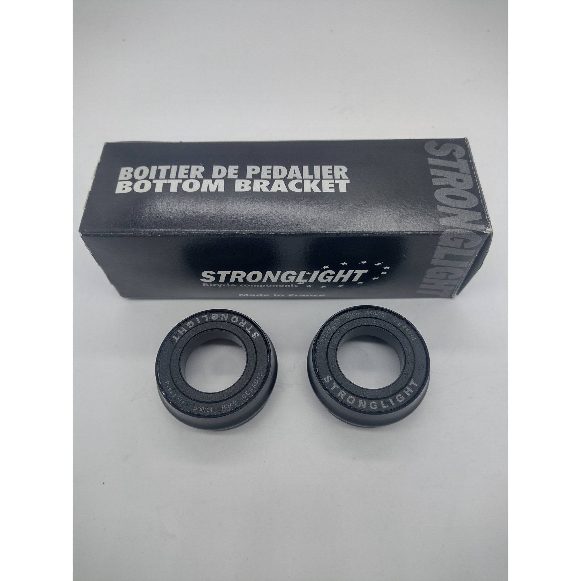 Stronglight Bb30 To 24Mm Ceramic Bearing Press Fit Bottom Bracket Cups Bottom Bracket