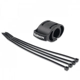 Garmin bike and trolley mount for wristwatch, secure multisport device holder with adjustable straps and durable construction.