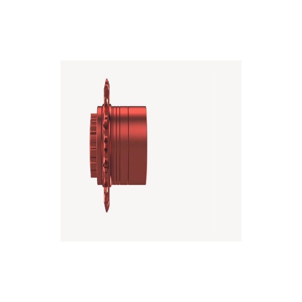 Wheels Manufacturing Solo-Spline 18T single speed conversion kit for Shimano Micro Spline hubs, red color, component for bike upgrade