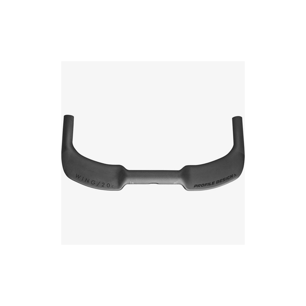 Profile Design Wing 20C 38cm carbon triathlon basebar with modular fit for time trial and triathlon bike setups.