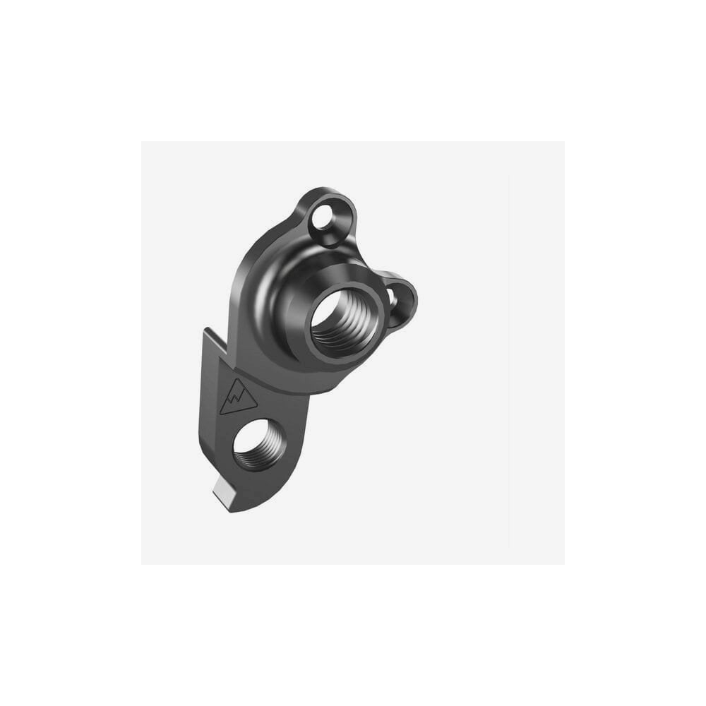 Wheels Manufacturing replaceable derailleur hanger dropout for bikes, CNC machined component for precise derailleur alignment.