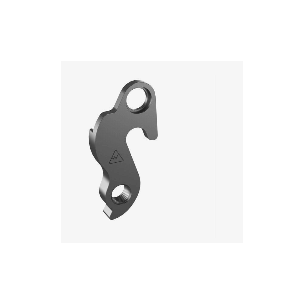 Wheels Manufacturing replaceable derailleur hanger dropout 637 for BMC bikes, showing the metal component with mounting holes.