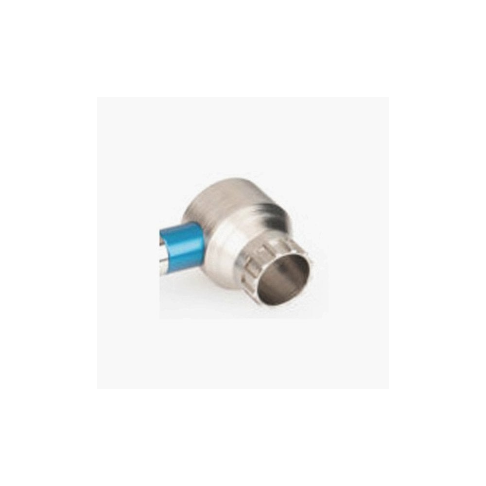 Park Tool 2301.2 replacement head for FR-5.2H workshop tool, shown attached to the bike maintenance accessory.