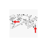 Park Tool 259 replacement knob for FCG-1 workshop tool, genuine part, shown attached to the tool with a close-up view.