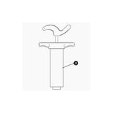 Park Tool 2592-2 mineral oil syringe for BKM-1 brake bleed kits, workshop use, clear syringe with Park Tool branding visible.