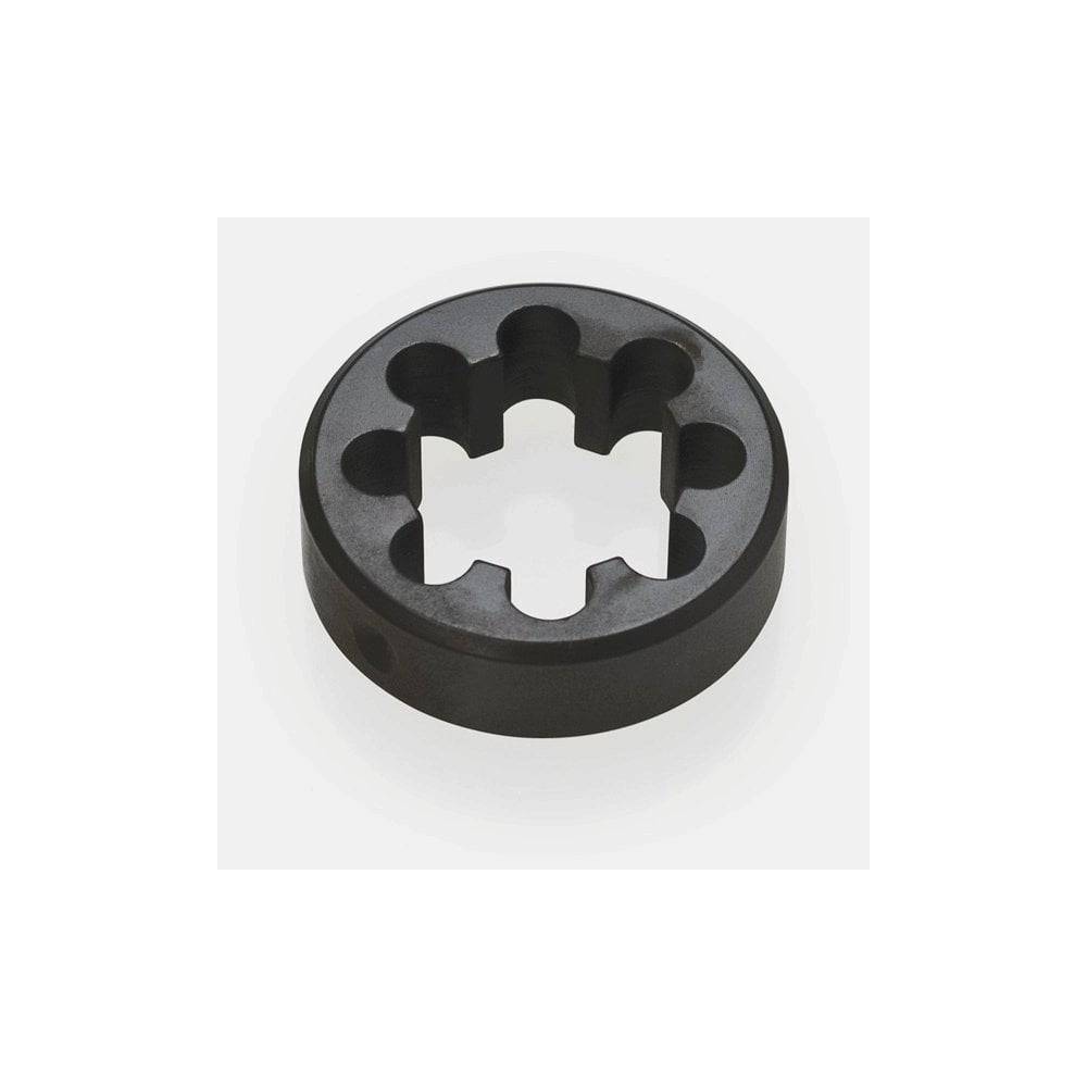 Park Tool 611 Thread Guide for FTS-1 threading system, workshop replacement part, black metal with mounting features.