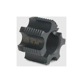 Park Tool 693 tap with 36mm x 24 TPI Italian right-hand thread for BTS-1 workshop tool replacement, shown in use.