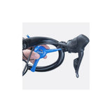 Park Tool EWS-2 electronic wire 3-way tool for Shimano Di2 and SRAM battery covers, used in bike workshop settings.