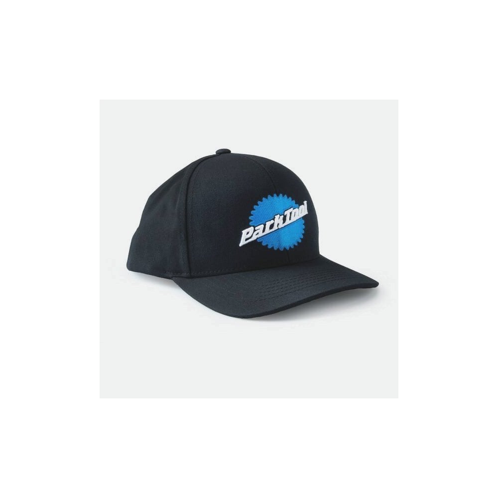 Park Tool HAT-11 adjustable snapback ball cap with embroidered logo, casual accessory for fans of cycling and repair gear.