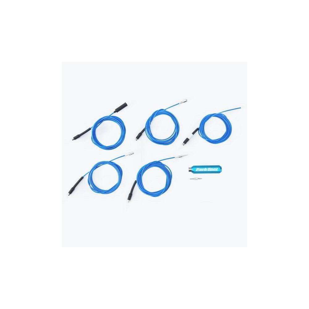 Park Tool IR-1.3 internal cable routing kit for carbon, titanium, and aluminum bike frames, suitable for workshop use.