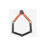 Kryptonite Evolution 790 folding bike lock 90cm, gold-rated Sold Secure, designed for e-bikes, with black and yellow branding.
