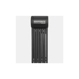 Kryptonite Keeper Mini folding bike lock in black with carry bracket and keys, 80cm length, for secure bike protection.