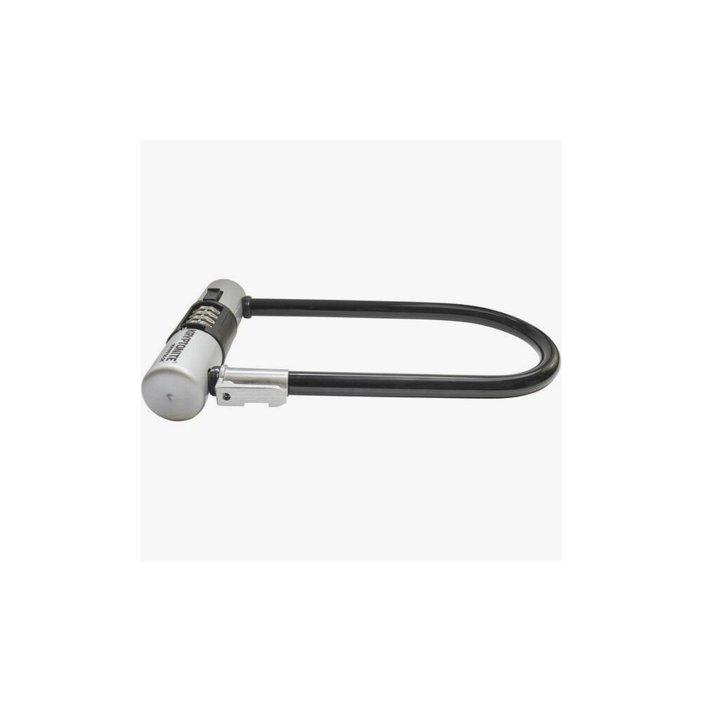Kryptonite Kryptolok Combo U-Lock with FlexFrame Bracket, durable bike lock with key and combo mechanism, Sold Secure Gold rated