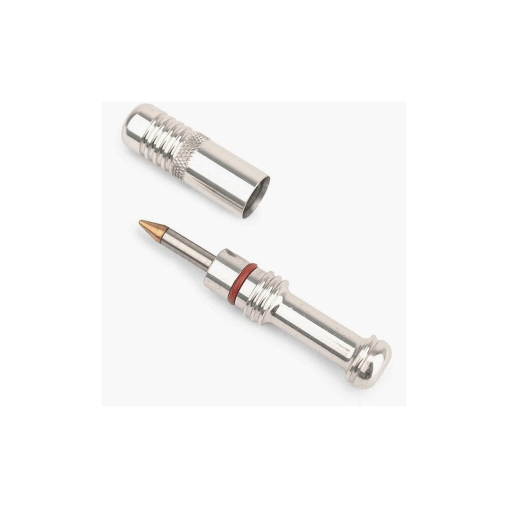 Dynaplug Micro Racer tubeless bicycle tyre repair kit with polished finish, compact components for quick puncture repairs.
