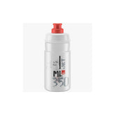 Red Elite Jet 66mm youth bike bottle with 350ml capacity, BPA-free, dishwasher safe, designed for cycling accessories