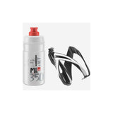 Red Elite CEO Jet Youth Bike Bottle Kit with cage, 66mm, 350ml hydration set for cycling accessories and hydration needs.