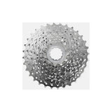 Shimano Claris CS-HG50 8-speed cassette with 12-25T sprockets and Hyperglide technology for smooth shifting.