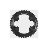 Shimano Ultegra FC-08 11-speed 50-tooth outer chainring for 50/34T crankset, bicycle component, black with metal teeth.
