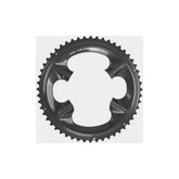 Shimano Ultegra FC-08 52-tooth outer chainring for 11-speed crankset, used on road bike components, with black finish.