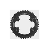 Shimano Dura-Ace FC-09 50-tooth outer chainring for 11-speed cranksets, featuring a sleek silver finish and precise machining.