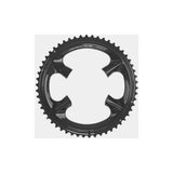 Shimano Dura-Ace FC-09 54T outer chainring for 11-speed road bikes, showing the sleek black component with 54-tooth gear.